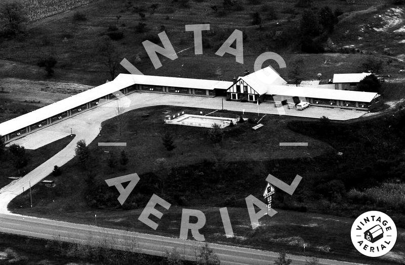 Alpine Budget Host (Alpine Motel) - 1983 Aerial (newer photo)
